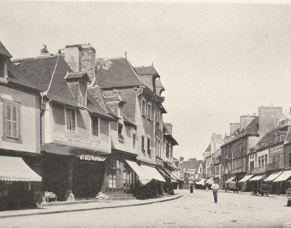 VENDÉE. Les Sables-d'Olonne- La plage. SMALL. 1904 old antique print picture